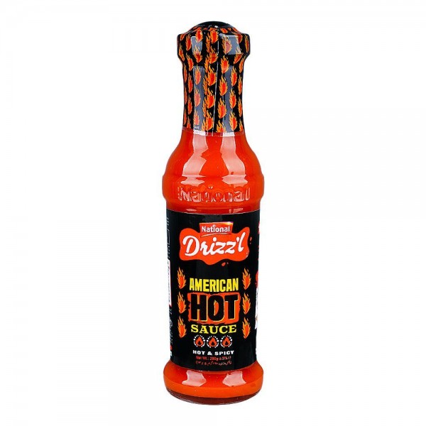 NATIONAL DRIZZ`L AMERICAN HOT SAUCE 290GM
